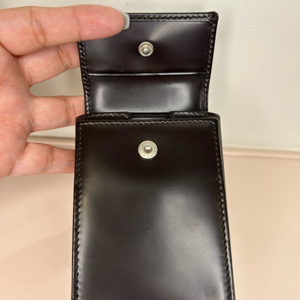Gucci Dark Brown Leather Card Holder - Picture 2 of 6